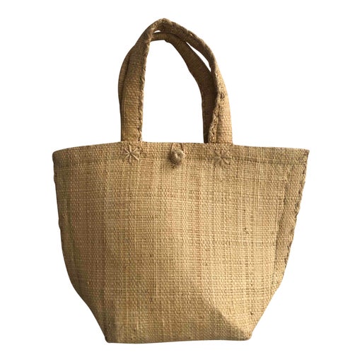 Mini raffia bag