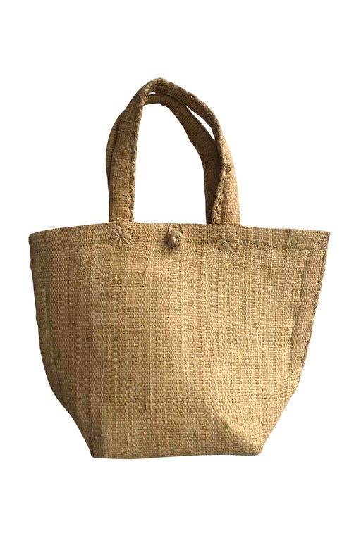 Mini raffia bag