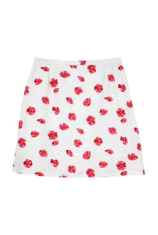 Floral mini skirt