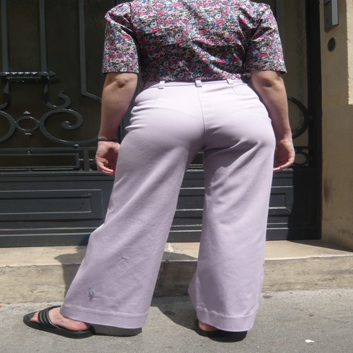 Pantalon flare Nathalie Dumeix