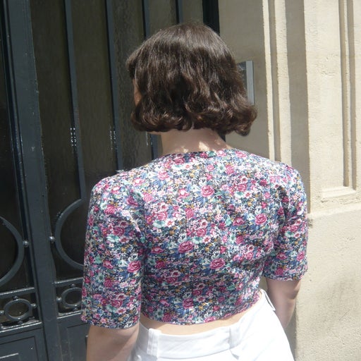 Nathalie Dumeix crop top