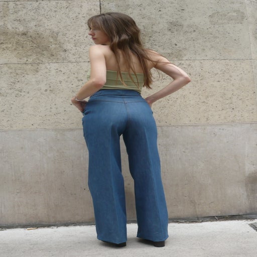 Nathalie Dumeix flared jeans
