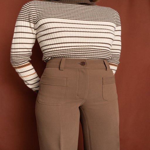 Pantalon flare Nathalie Dumeix
