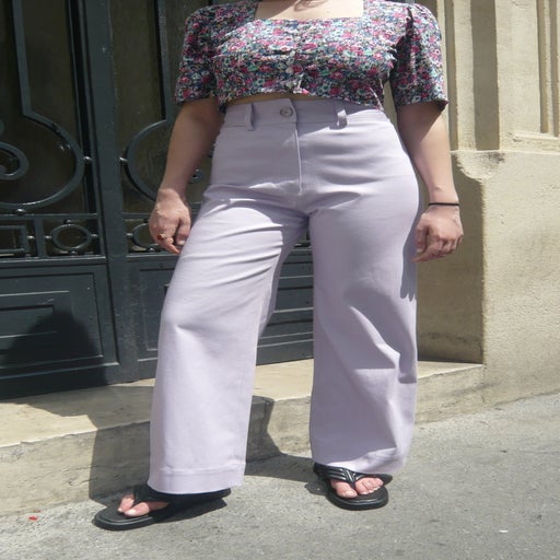 Pantalon flare Nathalie Dumeix