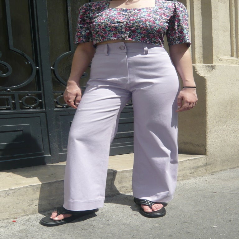 Pantalon flare Nathalie Dumeix