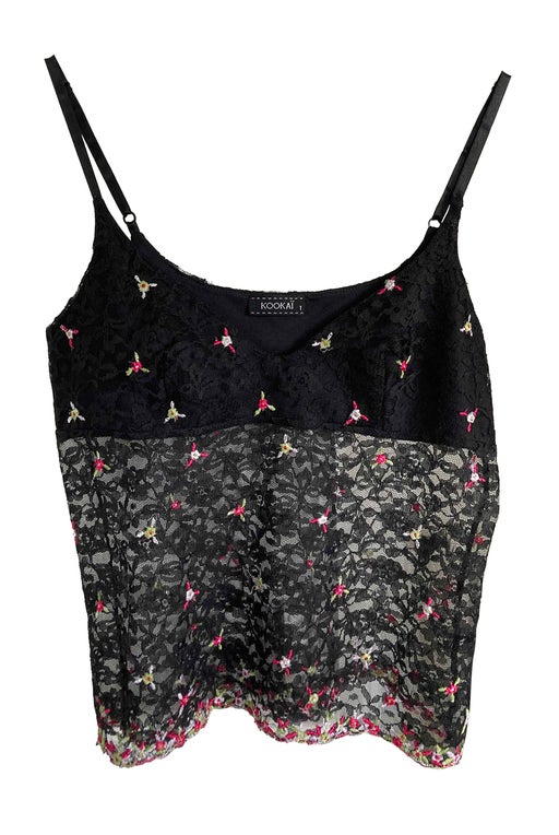 Embroidered camisole