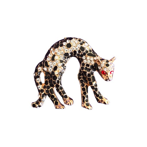 leopard brooch