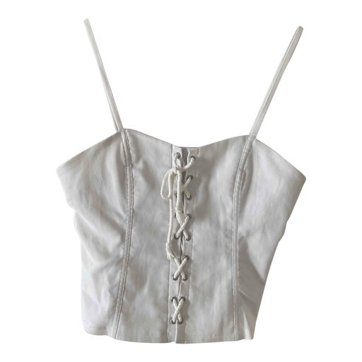 Lace-up top