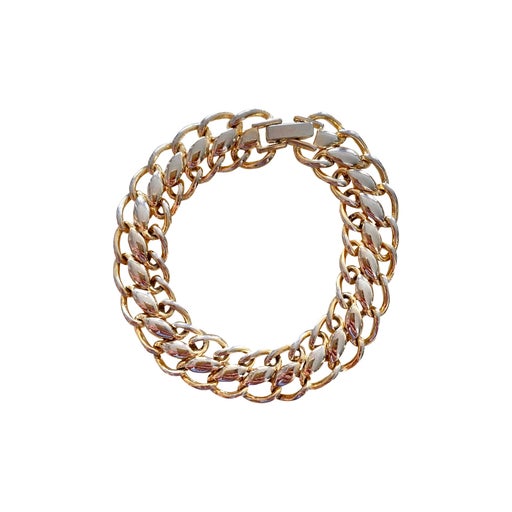 Golden chain bracelet