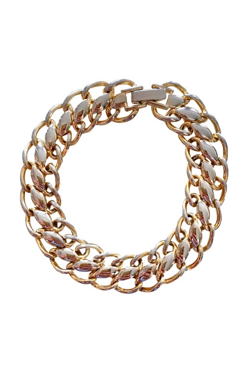 Bracelet chaîne doré