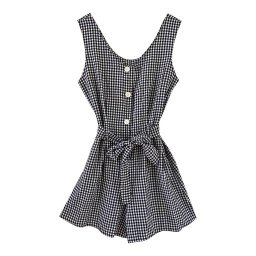 Gingham playsuit