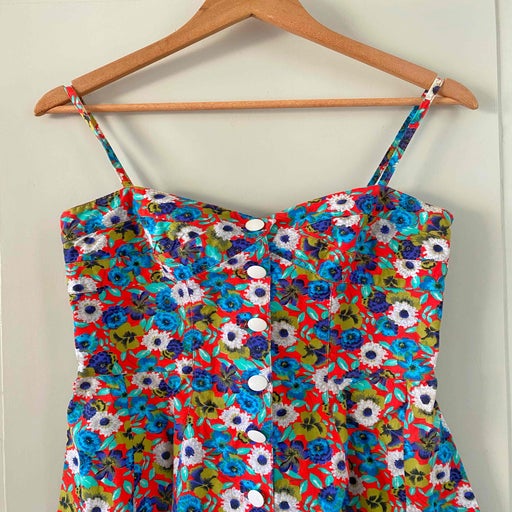 Robe bustier à fleurs