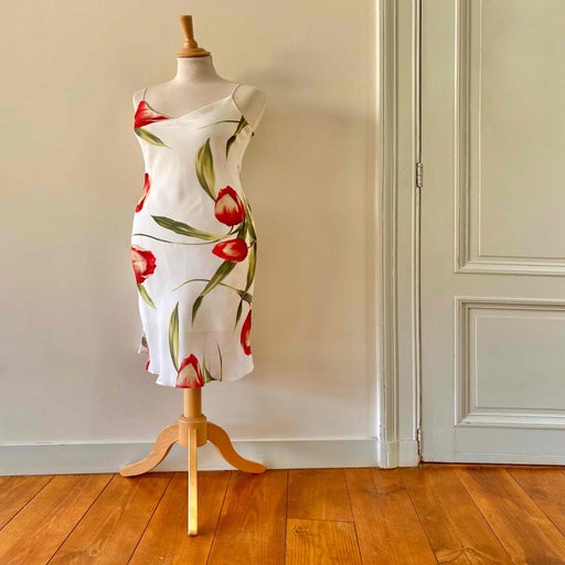 Robe nuisette à fleurs