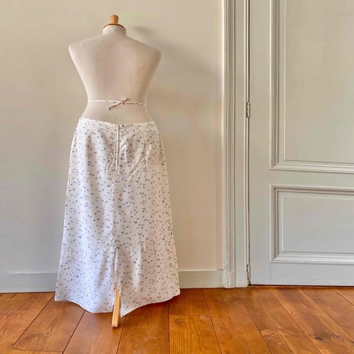 Jupe longue à fleurs