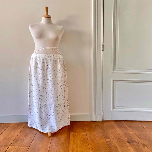Jupe longue à fleurs