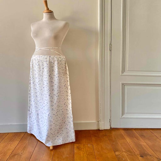 Jupe longue à fleurs