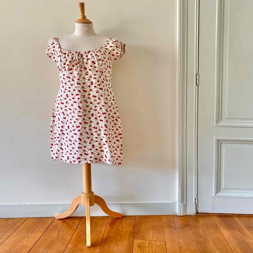 Mini robe à fleurs