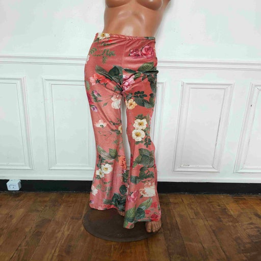 Pantalon à fleur