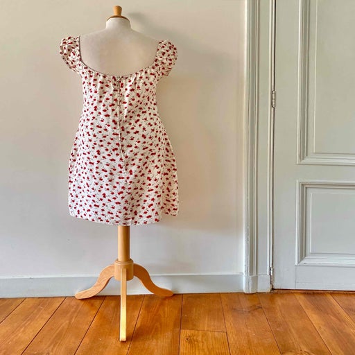 Mini robe à fleurs