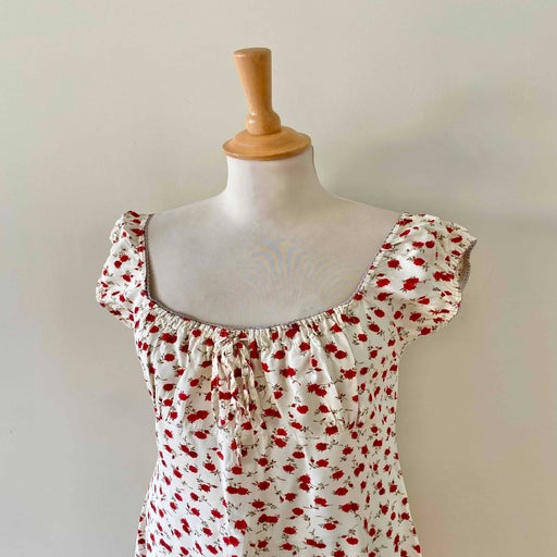 Mini robe à fleurs