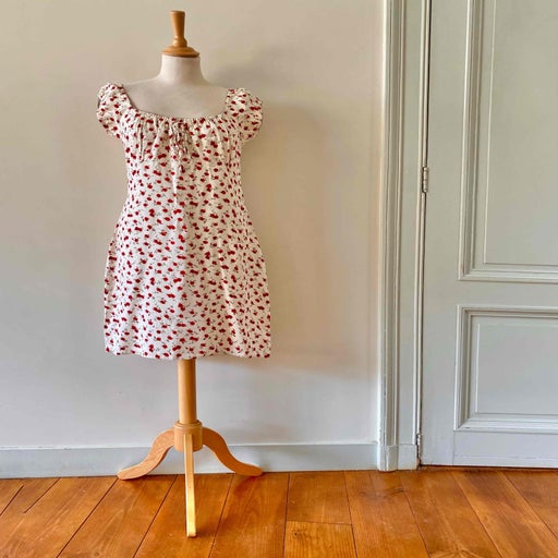 Mini robe à fleurs
