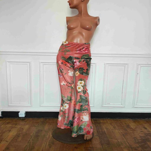 Pantalon à fleur