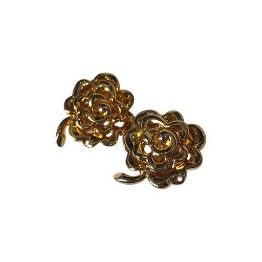 Boucles d’oreilles clips dorée