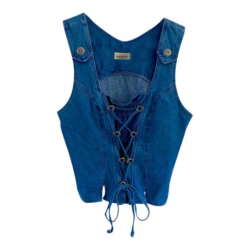 Top corset en coton