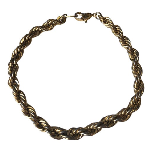 Gold metal bracelet
