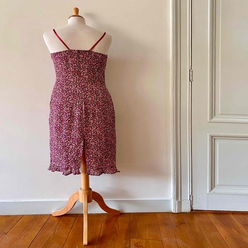 Robe nuisette à fleurs