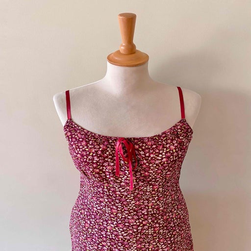 Robe nuisette à fleurs