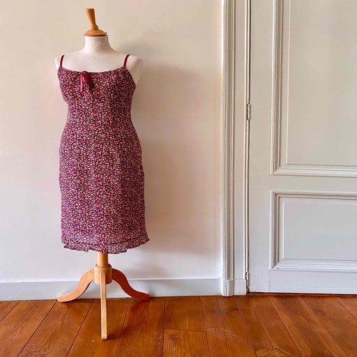 Robe nuisette à fleurs