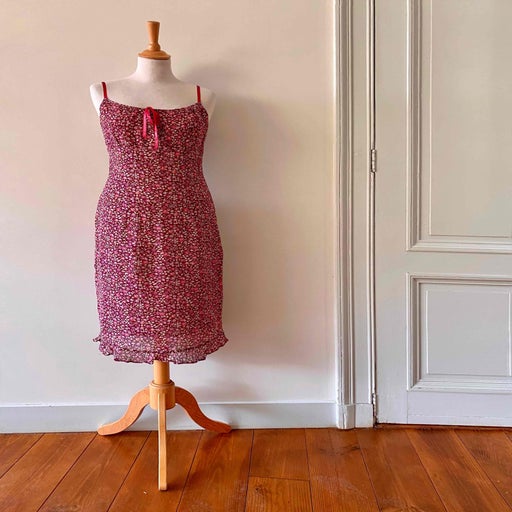 Robe nuisette à fleurs