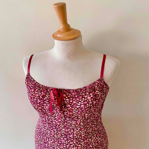 Robe nuisette à fleurs