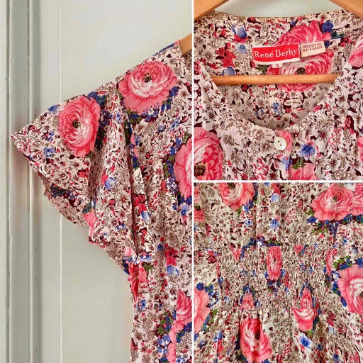 Blouse à fleurs