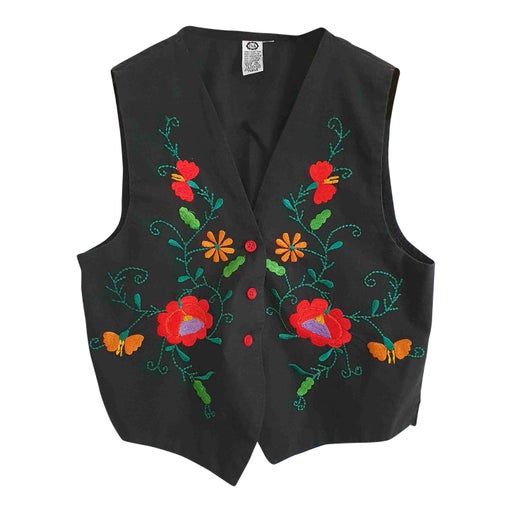 Embroidered vest