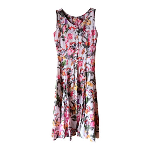 Robe midi en coton