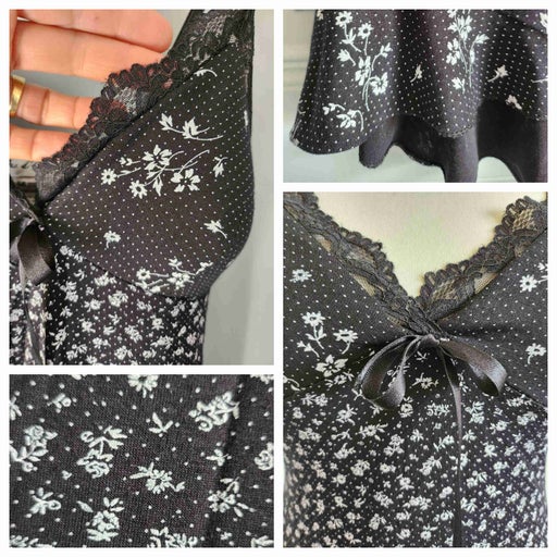 Robe nuisette à fleurs