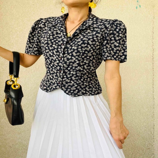 Chemise à fleurs