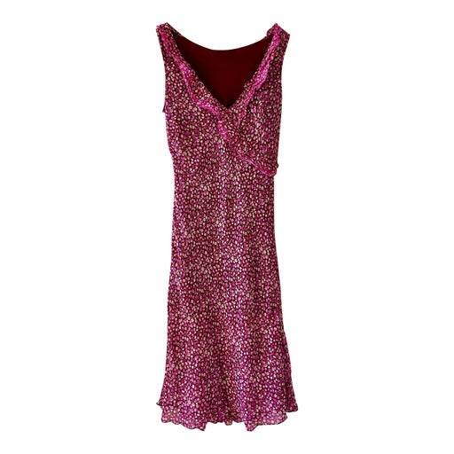 Robe midi à fleurs