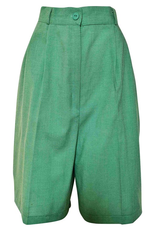 Green Bermuda shorts