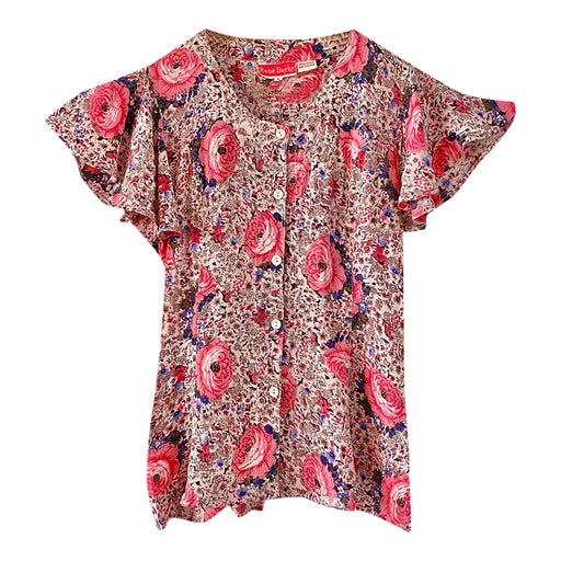 Blouse à fleurs