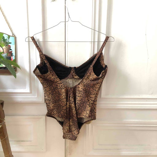 Maillot de bain imprimé python