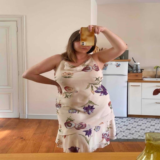 Robe nuisette à fleurs