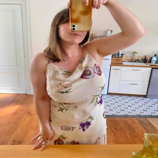 Robe nuisette à fleurs