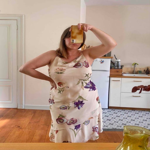 Robe nuisette à fleurs