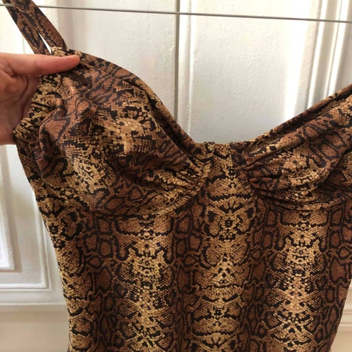 Maillot de bain imprimé python