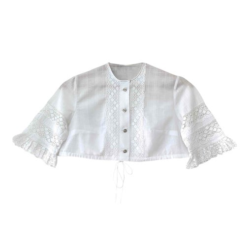 Embroidered crop top