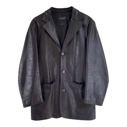 Celine Leather Blazer