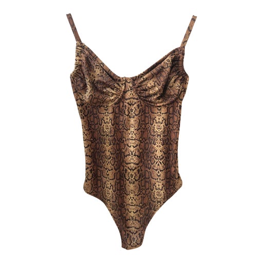 Maillot de bain imprimé python